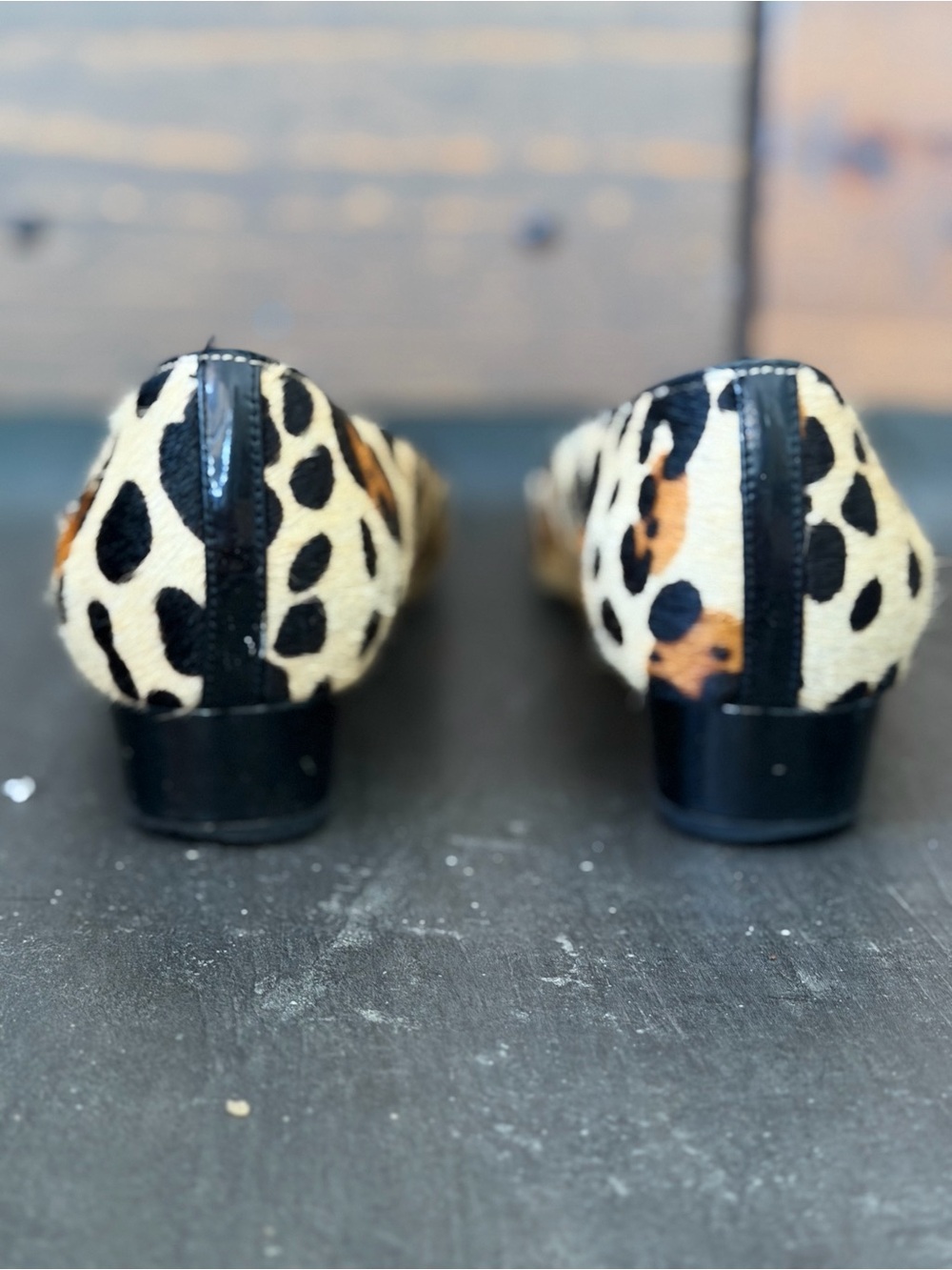 kate spade Leopard Print Flats with Red Cap Toe - Picture 3 of 9